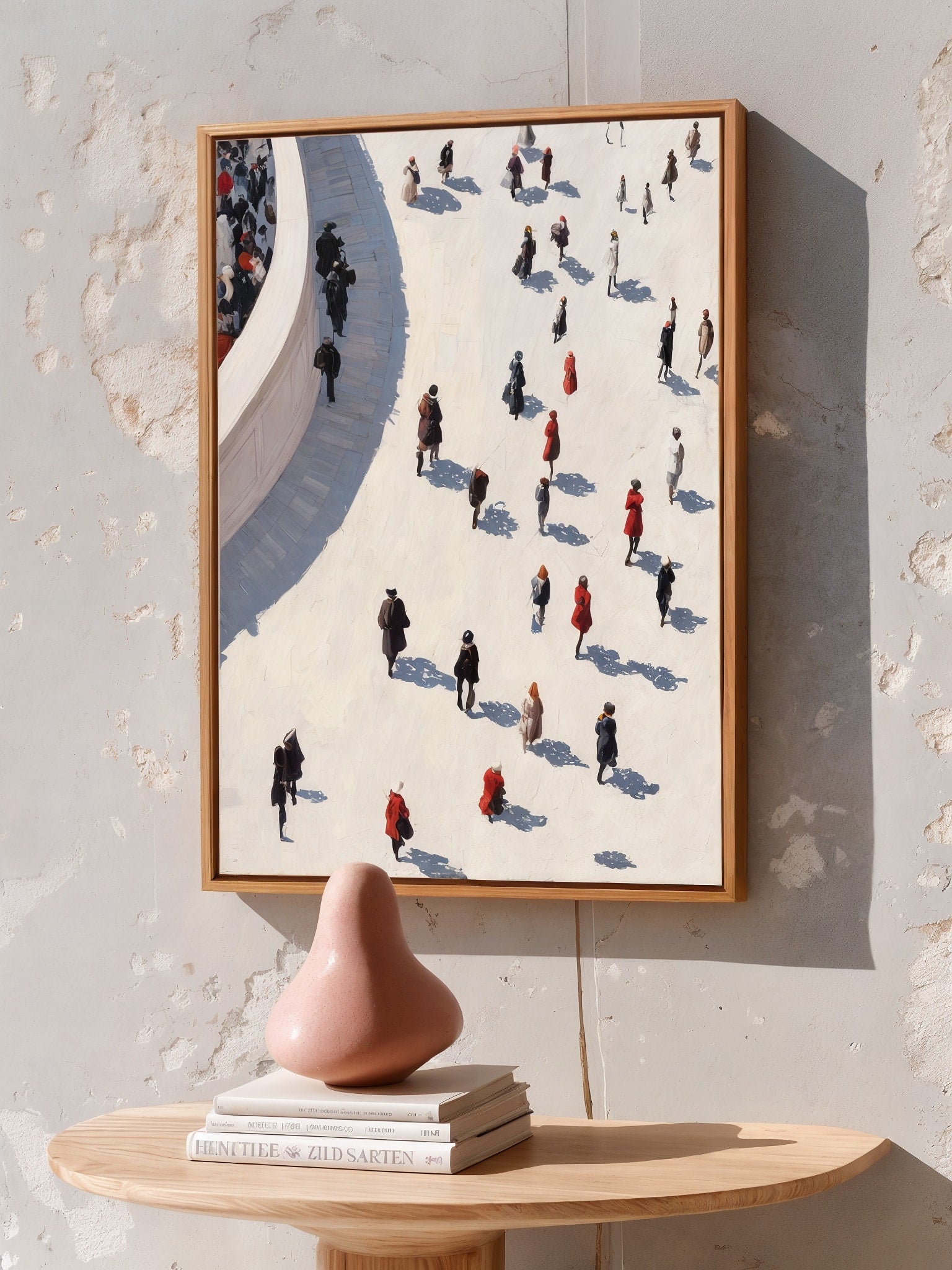 "People in Motion" Painting