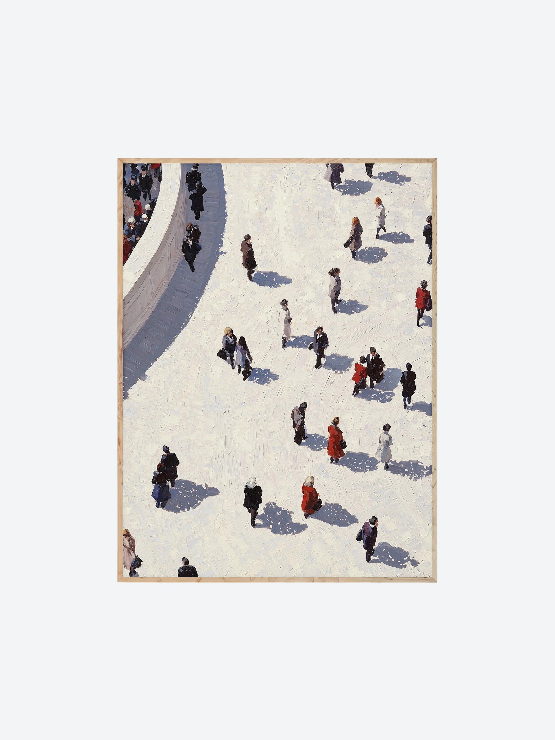 "People in Motion" Painting